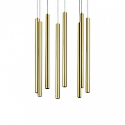 Люстра Lightstar Tubo L8T747243 цвет плафона/подвески Золото, цвет арматуры Золото-1