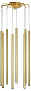 Люстра Lightstar Tubo L8T747343 цвет плафона/подвески Золото, цвет арматуры Золото