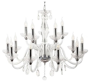 Люстра Dio D’Arte Lamponi Lamponi E 1.1.15.600 N цвет плафона/подвески Прозрачный, цвет арматуры Прозрачный, Никель