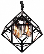 Люстра LUMINA DECO Brutte LDP 11339-4 BK цвет плафона/подвески Черный, цвет арматуры Черный