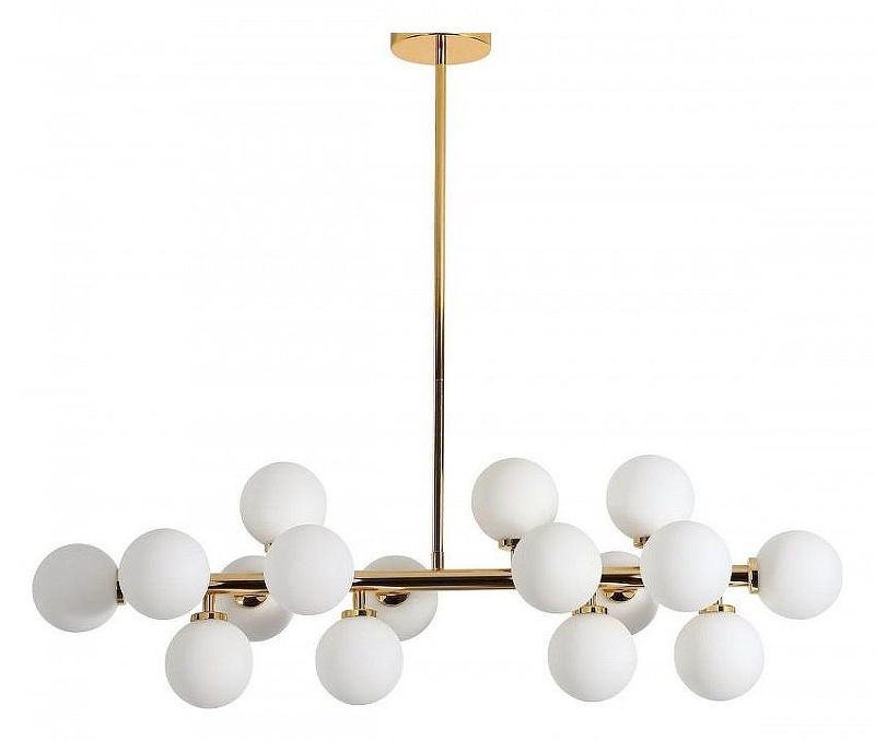 Люстра на штанге LUMINA DECO Marsiada LDP 6033-16 GD 