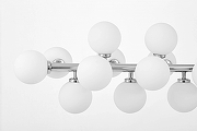 Люстра на штанге LUMINA DECO MARSIADA LDP 6033-24 CHR цвет плафона/подвески Белый, цвет арматуры Хром-6