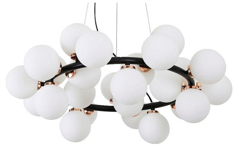 Люстра LUMINA DECO Marsiada LDP 6033-25 BK+MD 