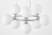 Люстра LUMINA DECO MARSIADA LDP 6033-9 CHR цвет плафона/подвески Белый, цвет арматуры Хром-3