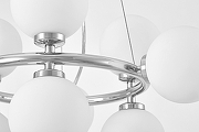 Люстра LUMINA DECO MARSIADA LDP 6033-9 CHR цвет плафона/подвески Белый, цвет арматуры Хром-7