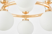 Люстра LUMINA DECO MARSIADA LDP 6033-9 FGD цвет плафона/подвески Белый, цвет арматуры Золото-6