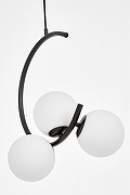 Люстра LUMINA DECO BONIO LDP 7031-3 BK цвет плафона/подвески Белый, цвет арматуры Черный-2