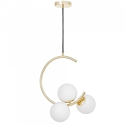Люстра LUMINA DECO BONIO LDP 7031-3 F.GD цвет плафона/подвески Белый, цвет арматуры Золото-2