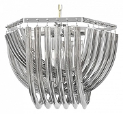 Люстра LUMINA DECO Boscone LDP 7044-550 CHR+GY цвет плафона/подвески Дымчатый, цвет арматуры Хром