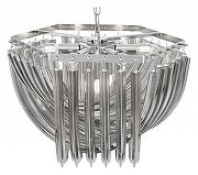 Люстра LUMINA DECO Boscone LDP 7044-550 CHR+GY цвет плафона/подвески Дымчатый, цвет арматуры Хром-3