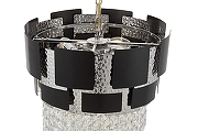 Люстра LUMINA DECO Kruvia LDP 7045-400 BK+CHR цвет плафона/подвески Прозрачный, Хром, цвет арматуры Хром-3
