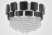 Люстра LUMINA DECO MOLINA LDP 7045-600 BK+CHR цвет плафона/подвески Прозрачный, Хром, цвет арматуры Хром-3