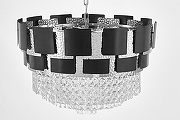Люстра LUMINA DECO MOLINA LDP 7045-600 BK+CHR цвет плафона/подвески Прозрачный, Хром, цвет арматуры Хром-4