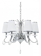 Люстра LUMINA DECO Finezzia LDP 9267-6 CHR цвет плафона/подвески Белый, Прозрачный, цвет арматуры Хром-2