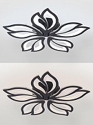 Люстра Natali Kovaltseva FORTUNA LED LAMPS 81107/5C цвет плафона/подвески Белый, цвет арматуры Черный-3