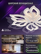 Люстра Natali Kovaltseva FORTUNA LED LAMPS 81107/6C цвет плафона/подвески Белый, цвет арматуры Белый-5