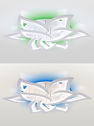 Люстра Natali Kovaltseva OLIMP LED LAMPS 81435 цвет плафона/подвески Белый, цвет арматуры Белый-3