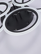 Люстра Natali Kovaltseva HOME LED LAMPS 81440 цвет плафона/подвески Белый, цвет арматуры Черный-7