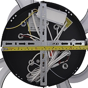 Люстра Natali Kovaltseva HOME LED LAMPS 81440 цвет плафона/подвески Белый, цвет арматуры Черный-9