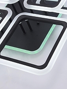 Люстра Natali Kovaltseva SPEKTR LED LAMPS 81442 цвет плафона/подвески Белый, цвет арматуры Черный-8