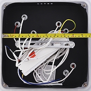 Люстра Natali Kovaltseva SPEKTR LED LAMPS 81442 цвет плафона/подвески Белый, цвет арматуры Черный-10