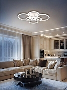 Люстра Natali Kovaltseva HOME LED SMART 84000 цвет плафона/подвески Белый, цвет арматуры Белый-12