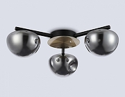 Люстра Ambrella Light LH LH12006 цвет плафона/подвески Светло-серый, цвет арматуры Золото, Черный-2