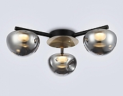 Люстра Ambrella Light LH LH12006 цвет плафона/подвески Светло-серый, цвет арматуры Золото, Черный-3