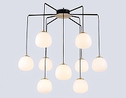 Люстра Ambrella Light LH LH51001 цвет плафона/подвески Белый, цвет арматуры Золото, Черный-1