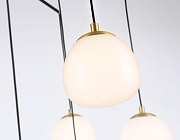 Люстра Ambrella Light LH LH51001 цвет плафона/подвески Белый, цвет арматуры Золото, Черный-4