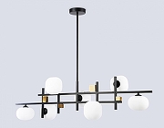 Люстра на штанге Ambrella Light LH LH51017 цвет плафона/подвески Белый, цвет арматуры Латунь, Черный-2