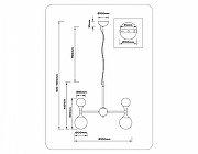 Люстра Ambrella Light LH LH51050 цвет плафона/подвески Белый, цвет арматуры Золото-6
