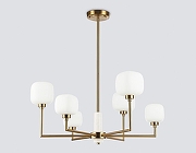 Люстра на штанге Ambrella Light LH LH53015 цвет плафона/подвески Белый, цвет арматуры Латунь-2