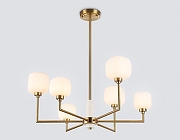 Люстра на штанге Ambrella Light LH LH53015 цвет плафона/подвески Белый, цвет арматуры Латунь-3