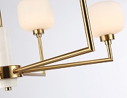 Люстра на штанге Ambrella Light LH LH53015 цвет плафона/подвески Белый, цвет арматуры Латунь-4