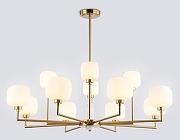 Люстра на штанге Ambrella Light LH LH53019 цвет плафона/подвески Белый, цвет арматуры Латунь-1