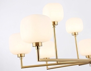 Люстра на штанге Ambrella Light LH LH53019 цвет плафона/подвески Белый, цвет арматуры Латунь-5