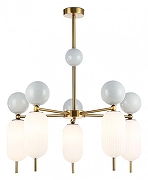 Люстра на штанге Ambrella Light LH LH53104 цвет плафона/подвески Белый, цвет арматуры Белый, Латунь