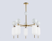 Люстра на штанге Ambrella Light LH LH53104 цвет плафона/подвески Белый, цвет арматуры Белый, Латунь-2