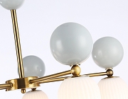 Люстра на штанге Ambrella Light LH LH53104 цвет плафона/подвески Белый, цвет арматуры Белый, Латунь-4