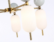 Люстра на штанге Ambrella Light LH LH53104 цвет плафона/подвески Белый, цвет арматуры Белый, Латунь-5