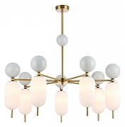 Люстра на штанге Ambrella Light LH LH53106 цвет плафона/подвески Белый, цвет арматуры Белый, Латунь