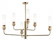 Люстра на штанге Ambrella Light LH LH53251 цвет плафона/подвески Белый, цвет арматуры Латунь