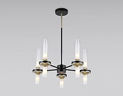Люстра на штанге Ambrella Light HIGH LIGHT LH55351 цвет плафона/подвески Прозрачный, цвет арматуры Золото, Черный-1