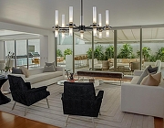 Люстра на штанге Ambrella Light HIGH LIGHT LH55353 цвет плафона/подвески Прозрачный, цвет арматуры Золото, Черный-5