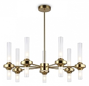 Люстра на штанге Ambrella Light HIGH LIGHT LH55360 цвет плафона/подвески Прозрачный, цвет арматуры Латунь