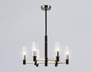 Люстра на штанге Ambrella Light LH LH55501 цвет плафона/подвески Прозрачный, цвет арматуры Никель, Черный-1
