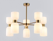 Люстра на штанге Ambrella Light LH LH56093 цвет плафона/подвески Белый, цвет арматуры Латунь-1