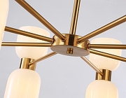 Люстра на штанге Ambrella Light LH LH56095 цвет плафона/подвески Белый, цвет арматуры Латунь-5