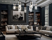 Люстра на штанге Ambrella Light LH LH56117 цвет плафона/подвески Прозрачный, цвет арматуры Латунь, Черный-6